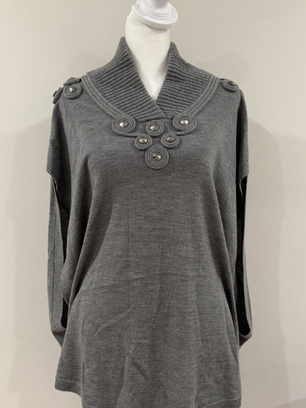 Alice By Temperley Woman’s Gray Sweater Sz L NWT